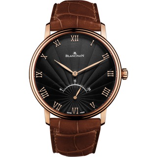 Replica Copy Blancpain Villeret Retrograde Seconds Red Gold Watch 6653-3630-55B